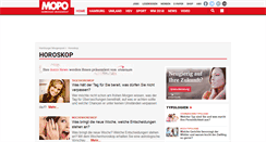 Desktop Screenshot of horoskope.mopo.de